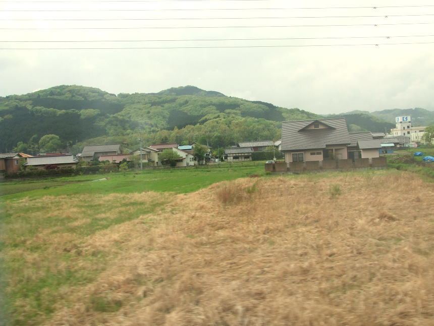 小川町駅手前の風景