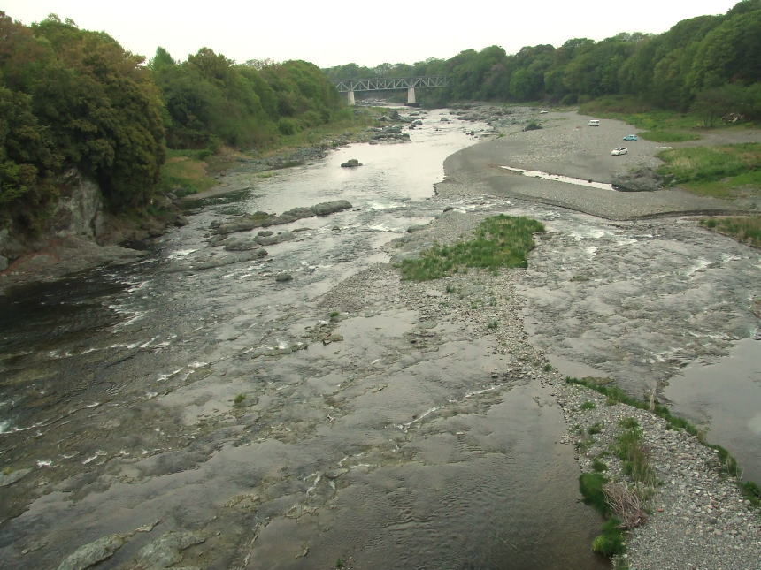荒川と東武線の鉄橋