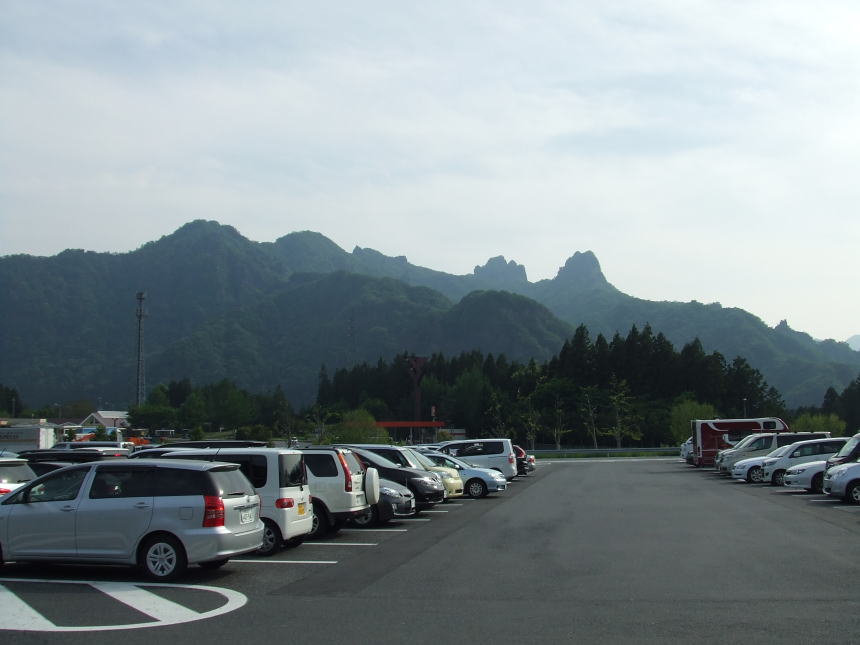 妙義山方向の風景（右側）