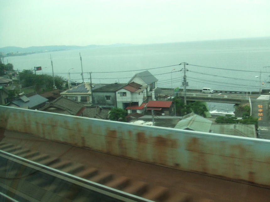 早川駅手前の風景
