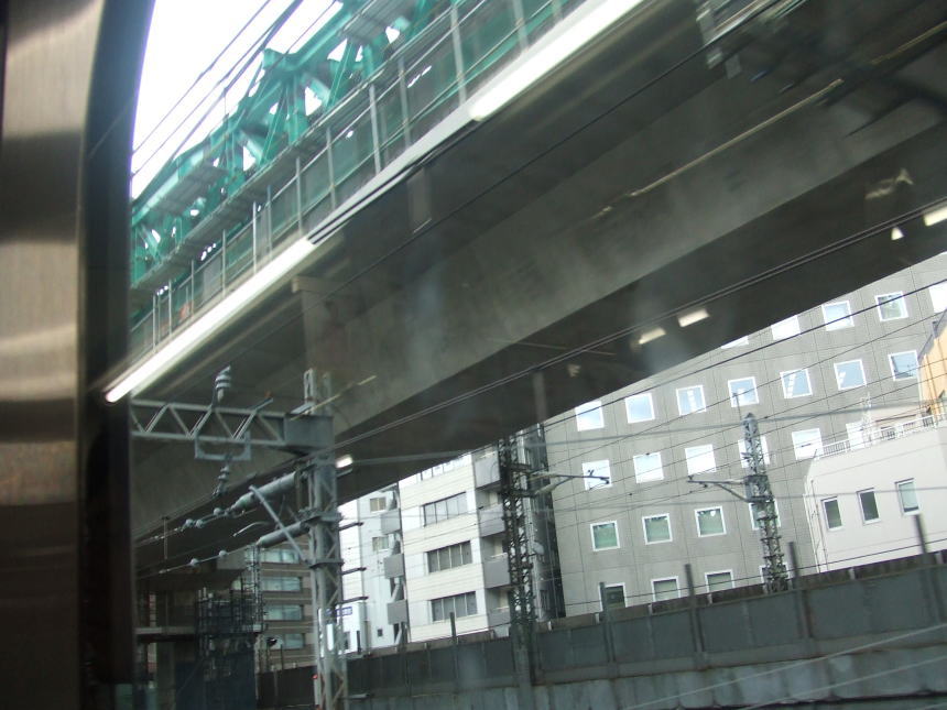 神田～秋葉原間の車窓