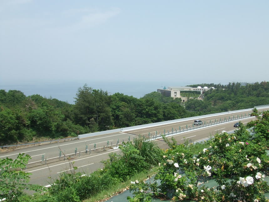 米山サービスエリアからの眺望