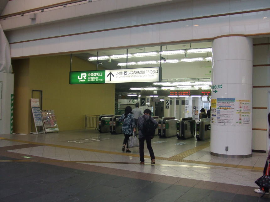 長野駅　中央改札口