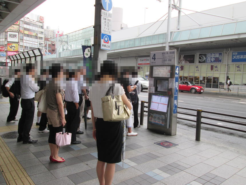 名鉄岐阜バス停4番のりば