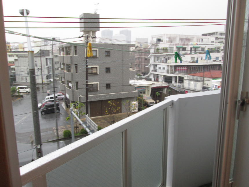泊まった部屋のベランダからの風景