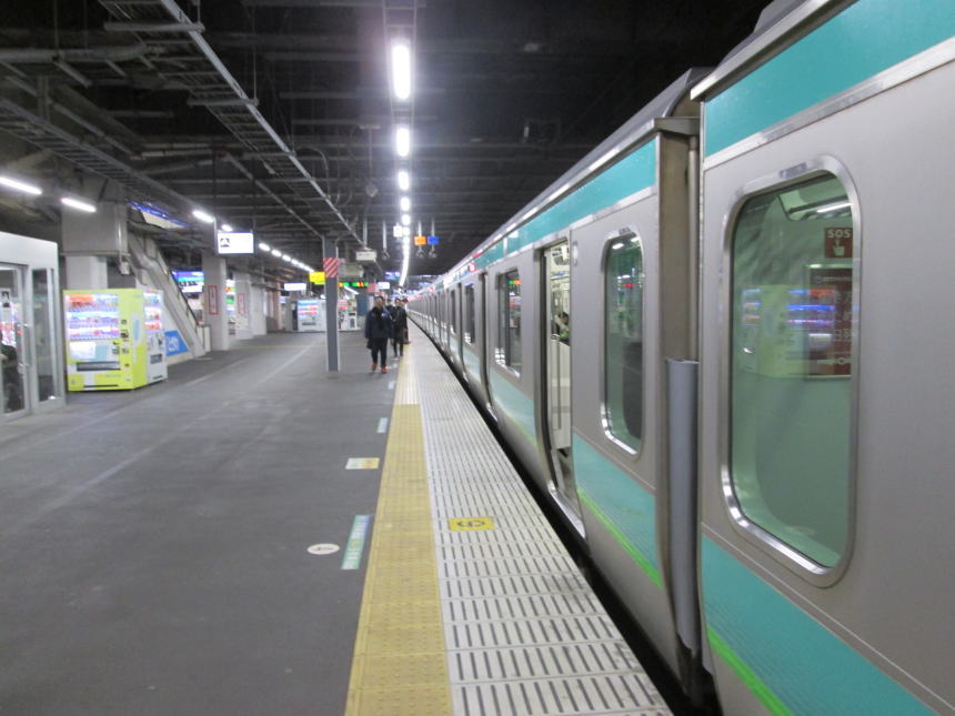 JR品川駅10番ホーム