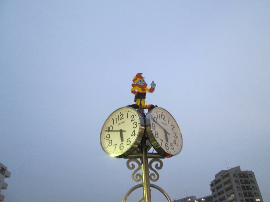 柏駅南口の時計