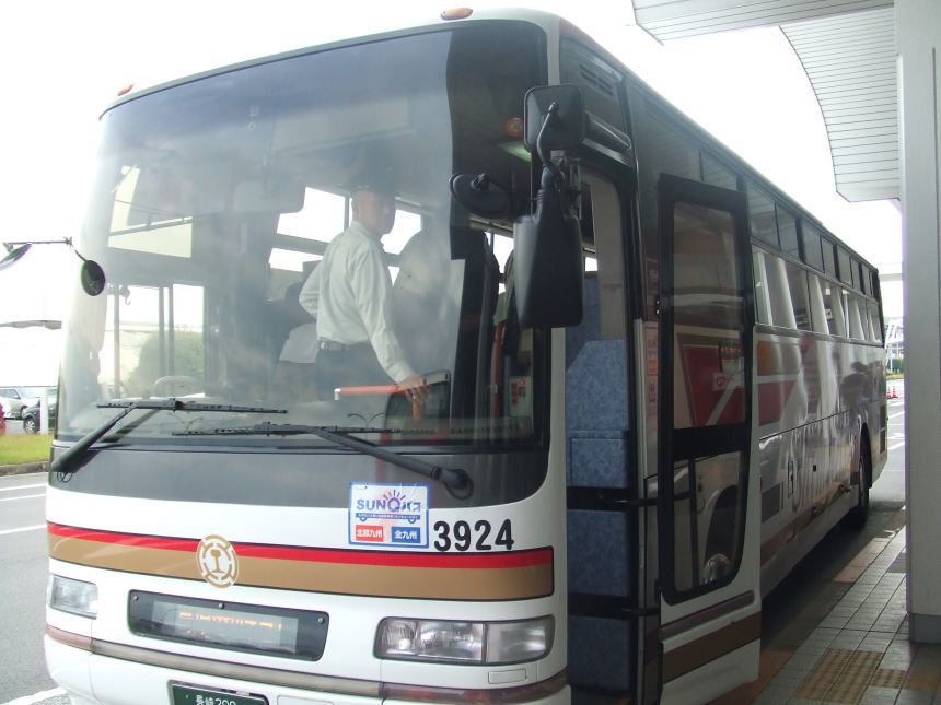 島原行のバス