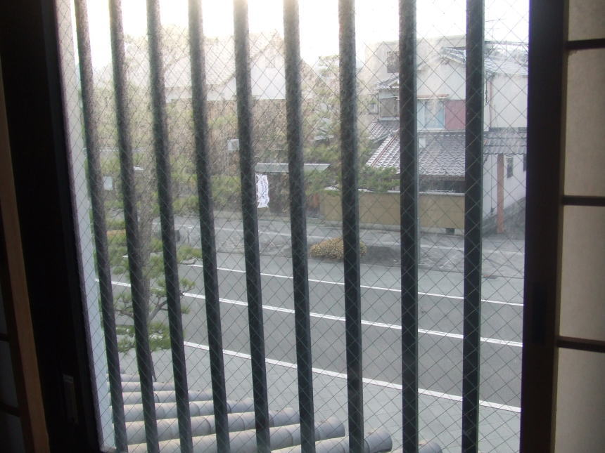 203号室の窓からの風景