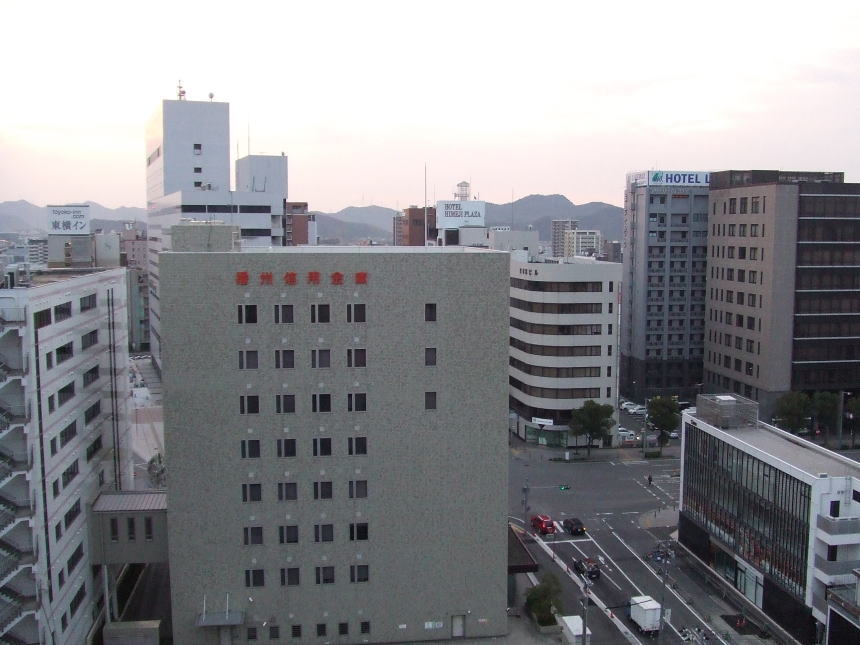 1307号室の窓から見える景色