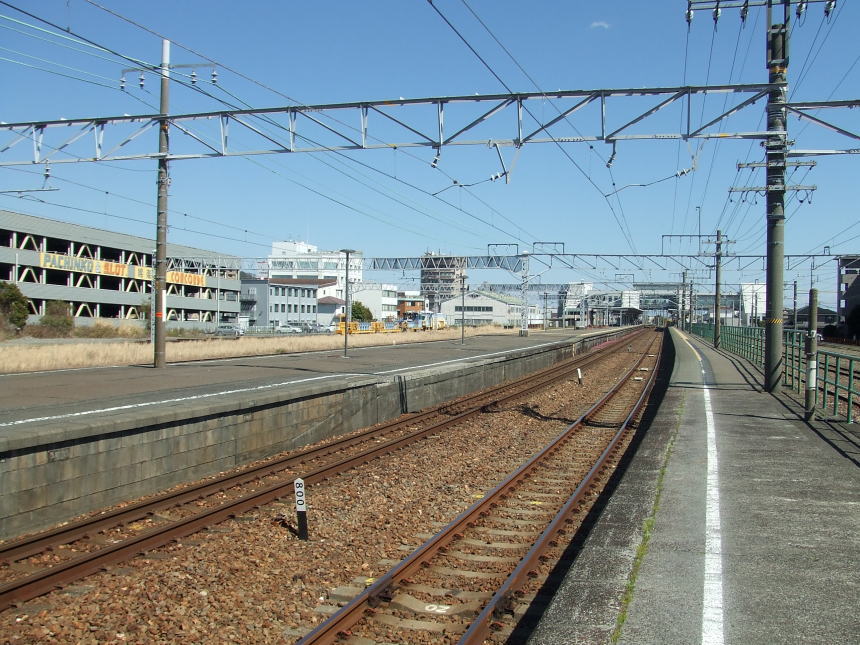 島田駅3番ホームの端っこから