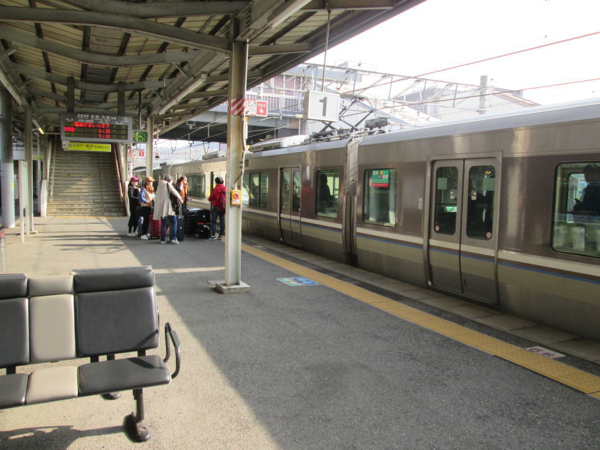 彦根駅1番ホーム