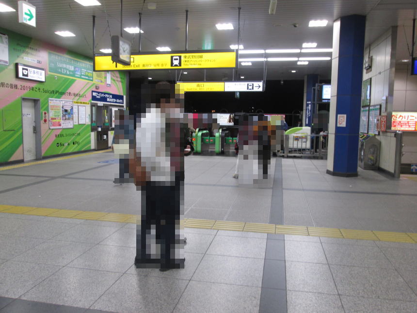 JR柏駅南口改札（内側）