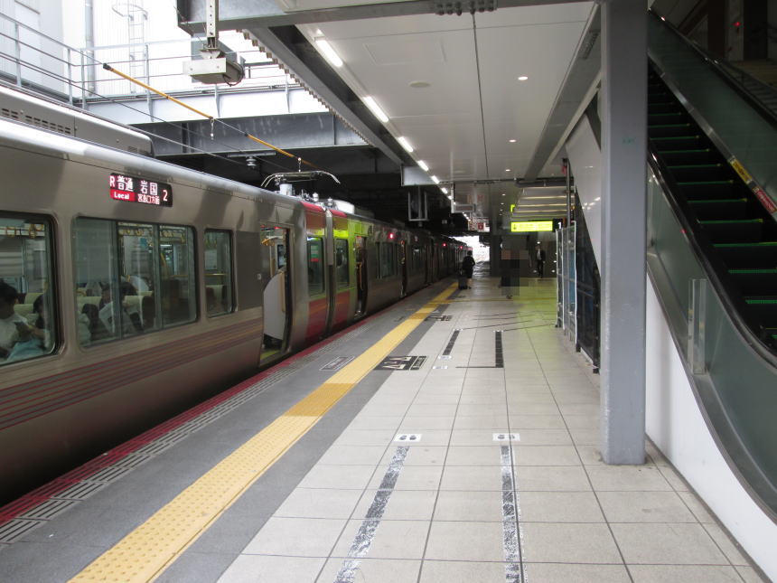 広島駅1番ホーム