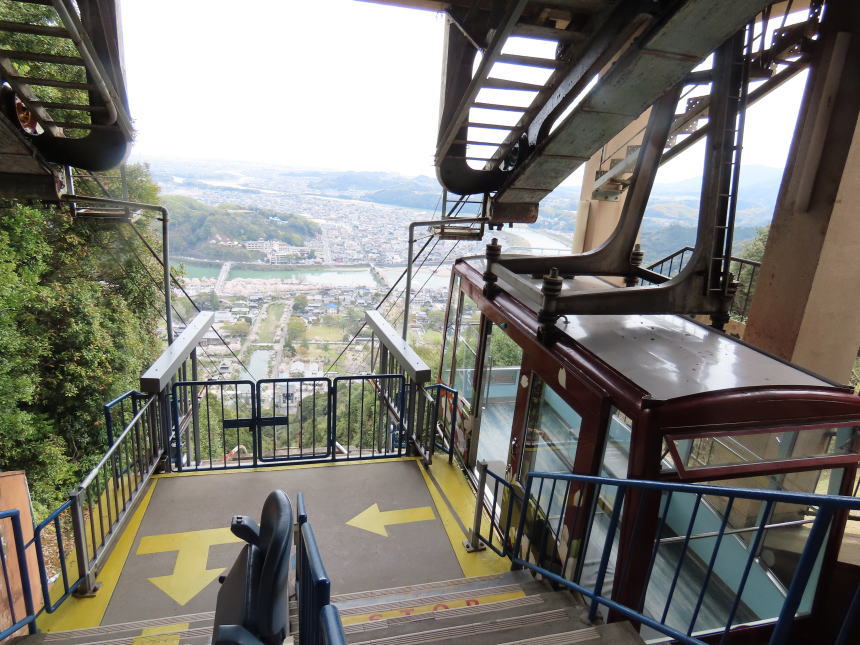 山頂駅からの眺め