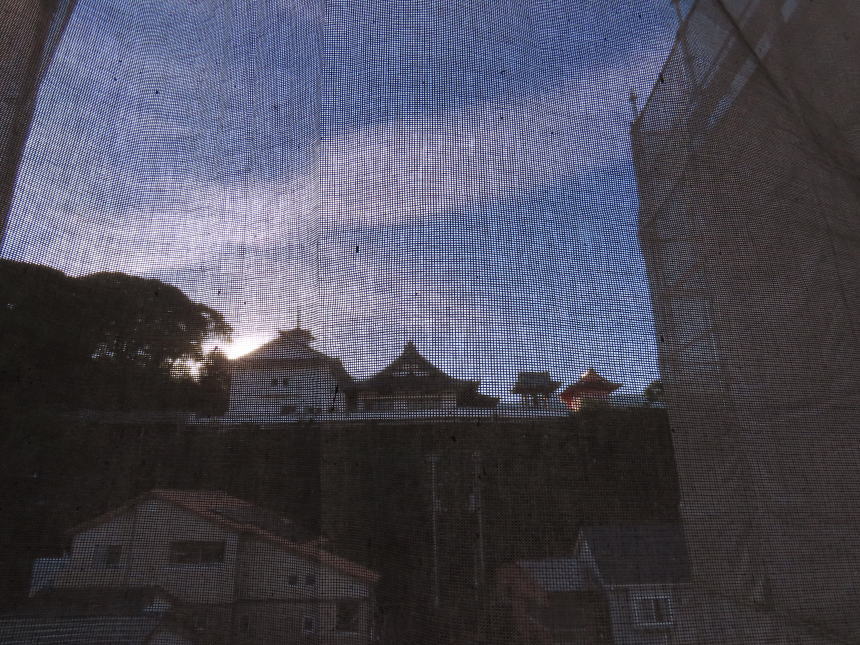 403号室の窓から見える景色