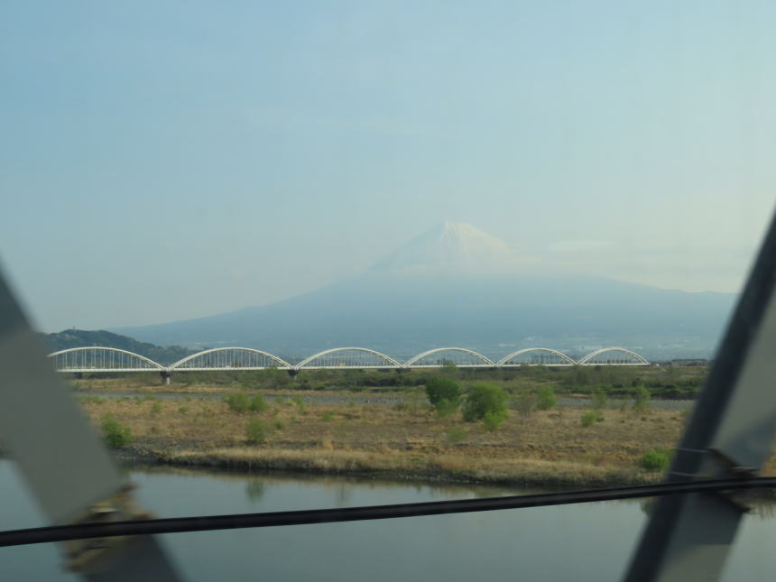 富士川と富士山