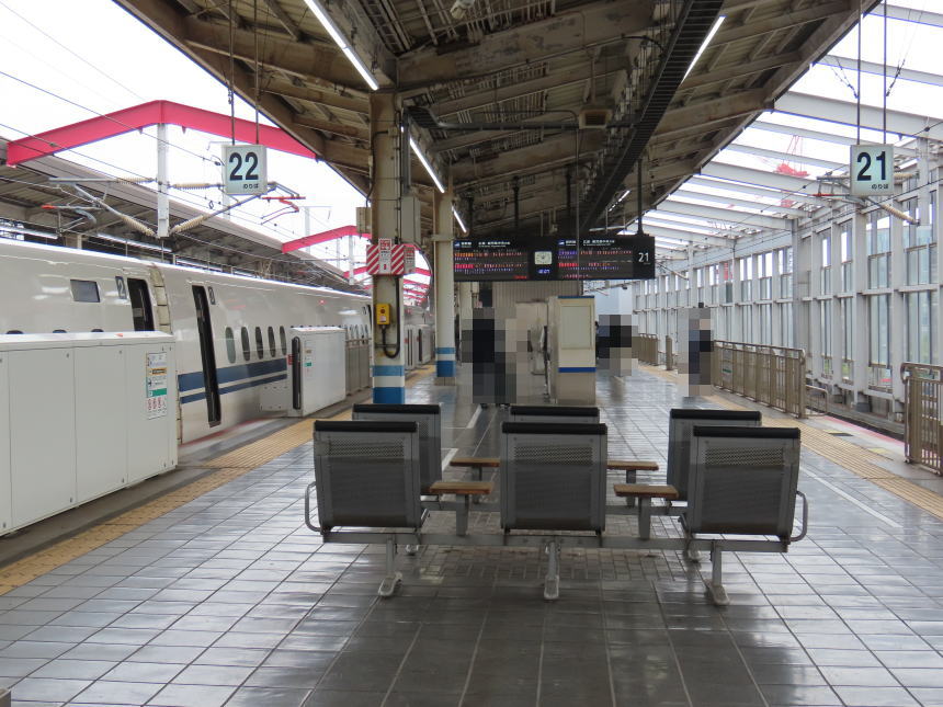 岡山駅22番ホーム