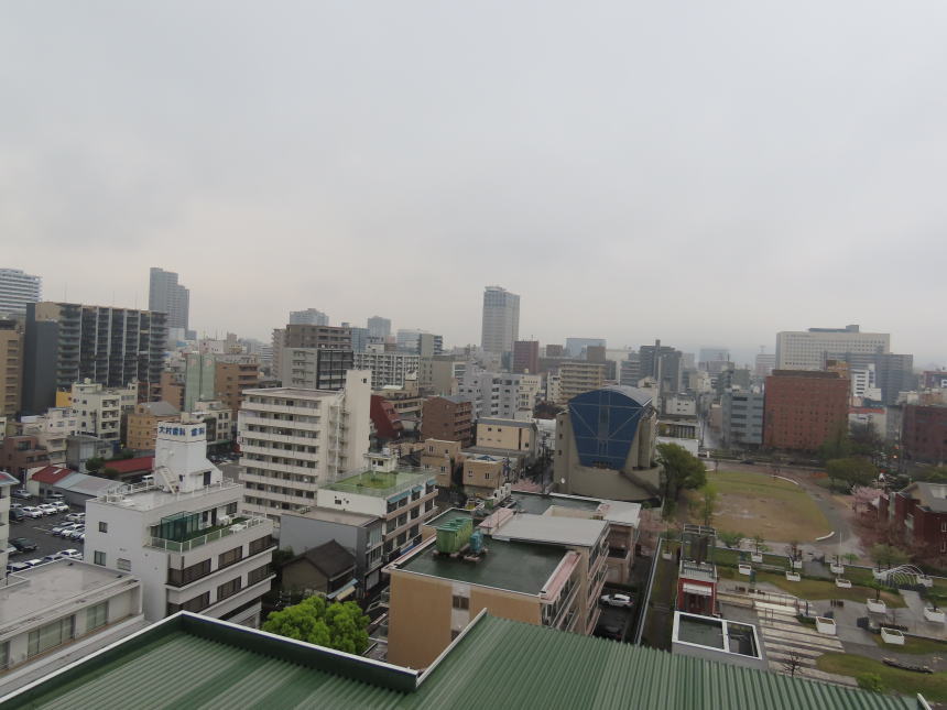 1310号室の窓から見える風景