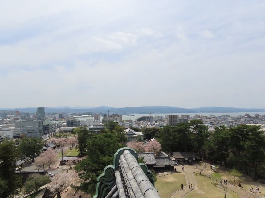 天守からの眺望(南側)