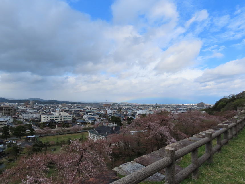 二ノ丸跡からの眺望