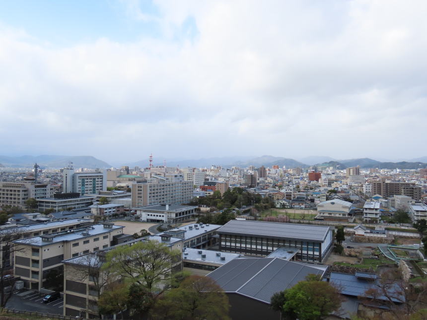 天球丸跡からの眺望（南側）