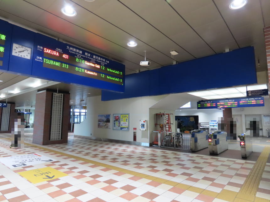 新幹線のりかえ改札（新幹線側）